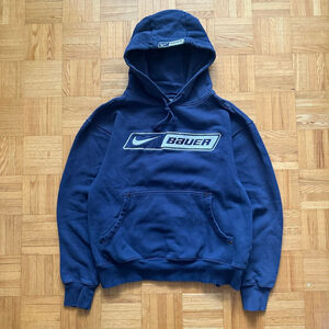 Vintage Nike Bauer Hockey hoodie Size Small